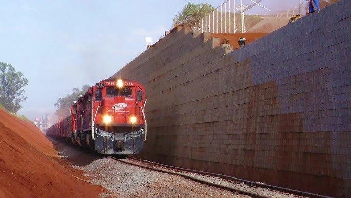 Rebaixamento da linha férrea em Sarandi